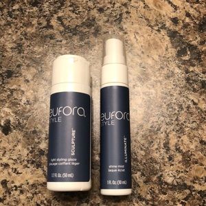 Brand new travel size Eufora hair products